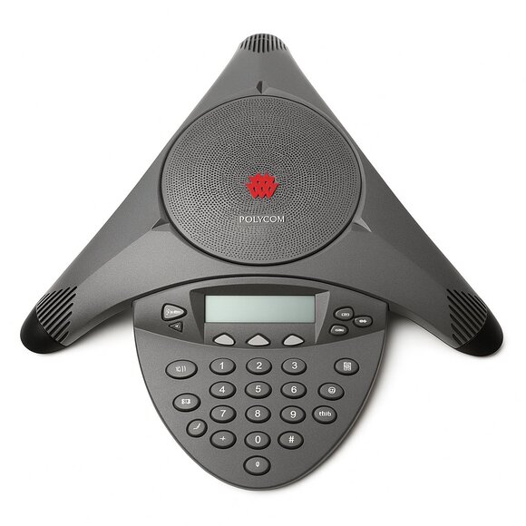Polycom SoundStation Conference Phone Set with Power & Mics - Picture 2 of 4
